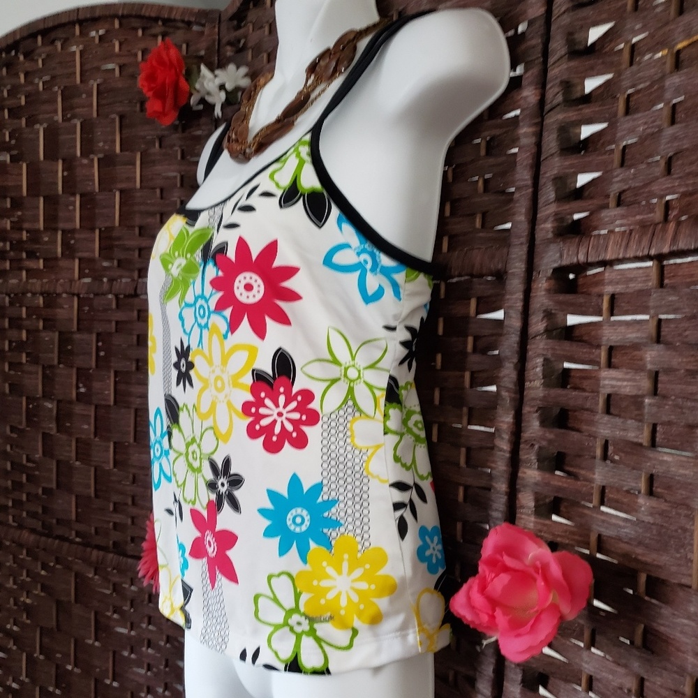Reebok Swimming Suit top Floral - Picture 2 of 5